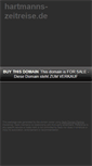 Mobile Screenshot of hartmanns-zeitreise.de